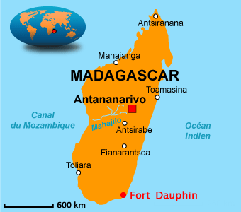 Fort Dauphin in Madagascar